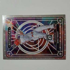 2022 Donruss Optic Baseball Mike Trout Mythical Card #MTH-6 - LA Angels